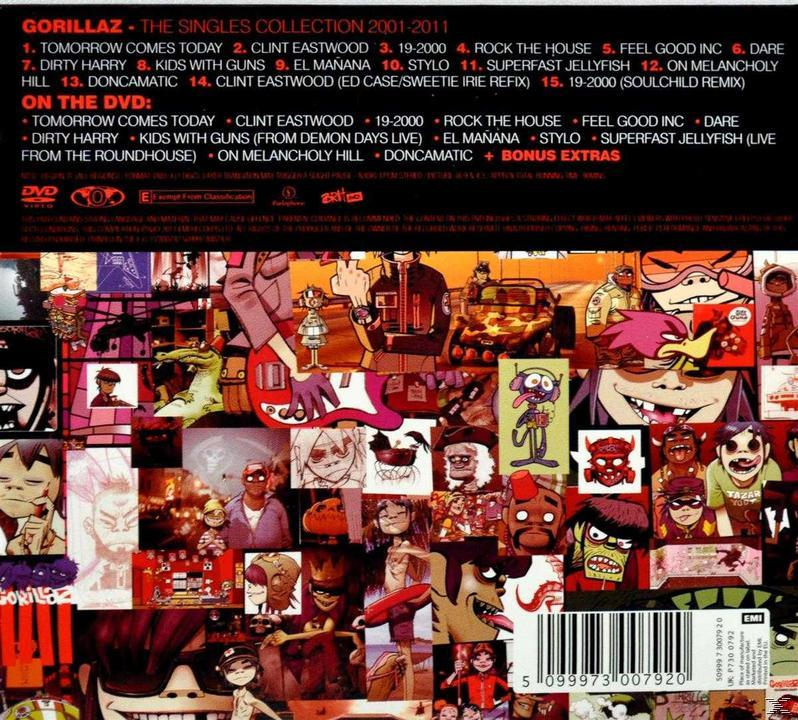 Gorillaz - The Singles Collection (CD 2001-2011 DVD Video) - 