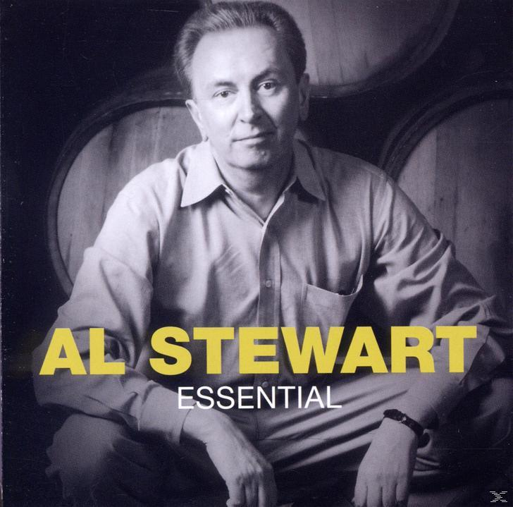 Albumcover: Al Stewart mit Bart, wesentlicher Titel, Fässer im Hintergrund.