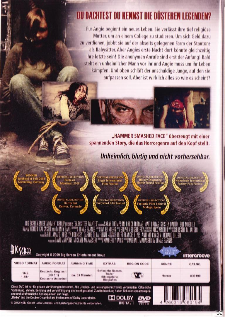 HAMMER SMASHED FACE-BABYSITTER WANTED DVD