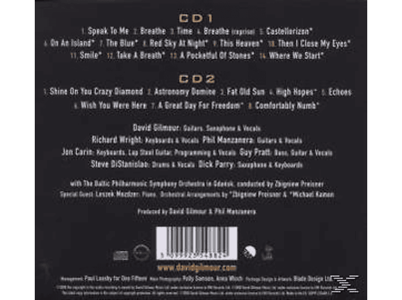 Thumbnail - David Gilmour - Live In Gdansk (CD)