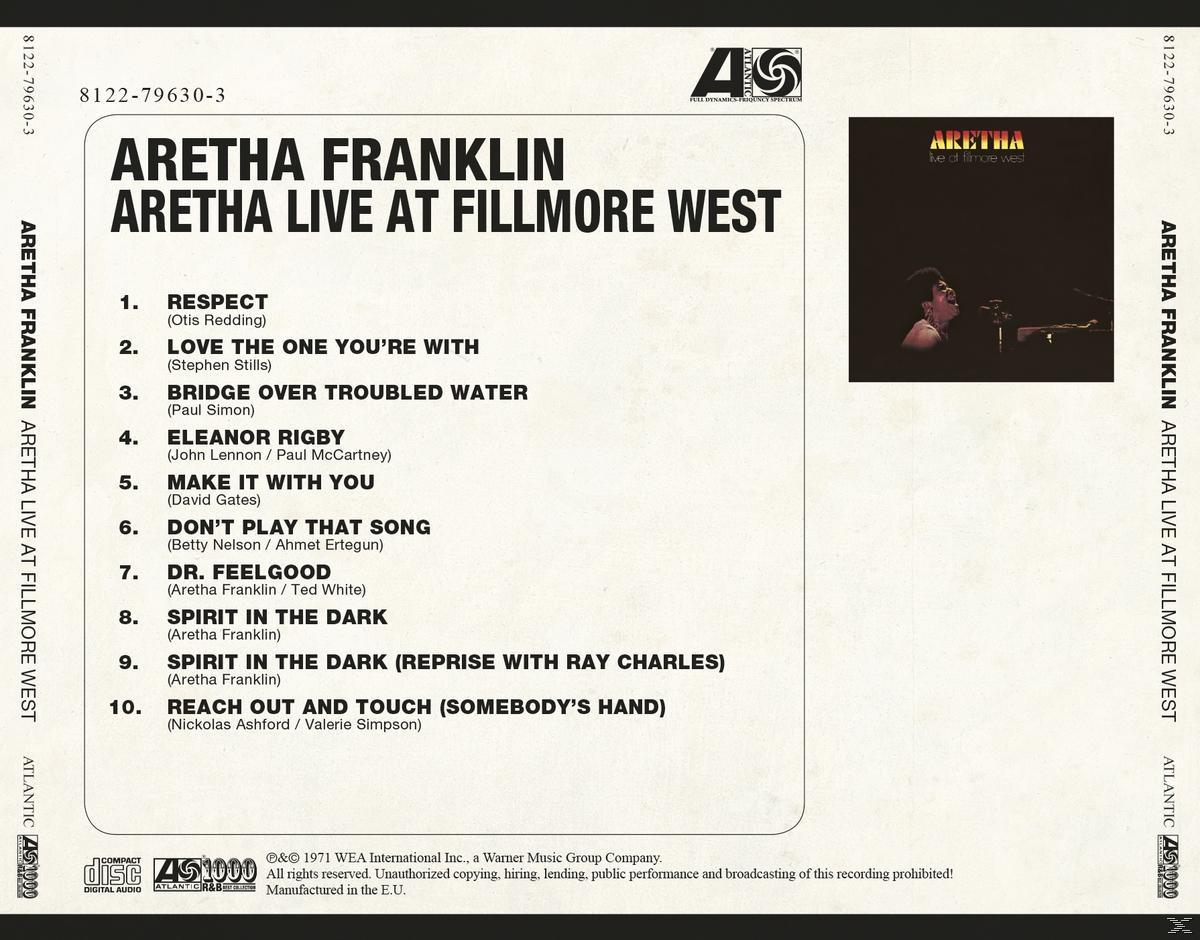 Aretha Franklin - Aretha Live At Fillmore West  - (CD)