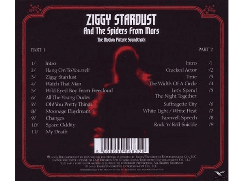 David Bowie | Ziggy Stardust and the Spiders from Mars (30th ...