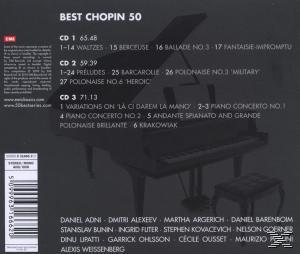 VARIOUS - 50 BEST CHOPIN  - (CD)
