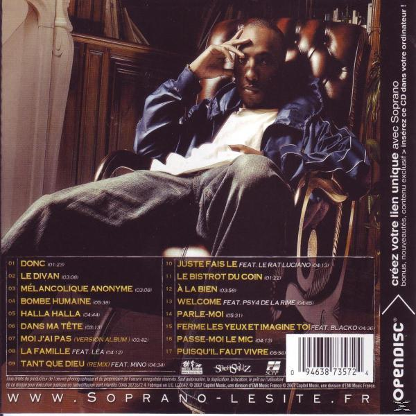 Soprano - Puisqu'il Faut Vivre CD