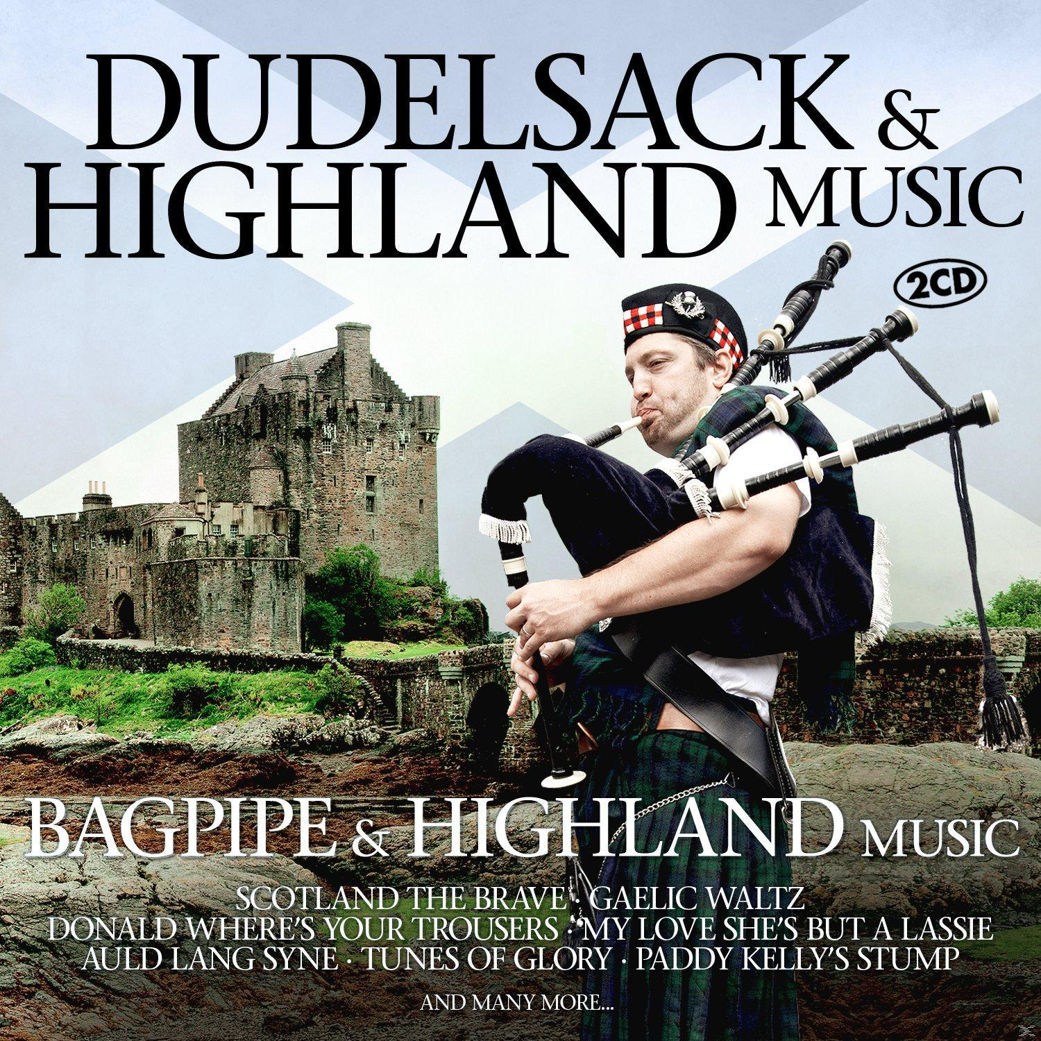 Albumcover mit einem Dudelsackspieler vor einer Burg.