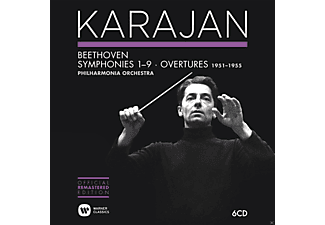 Herbert von Karajan - Beethoven - Symphonies - Overtures (1951-1955) (CD)