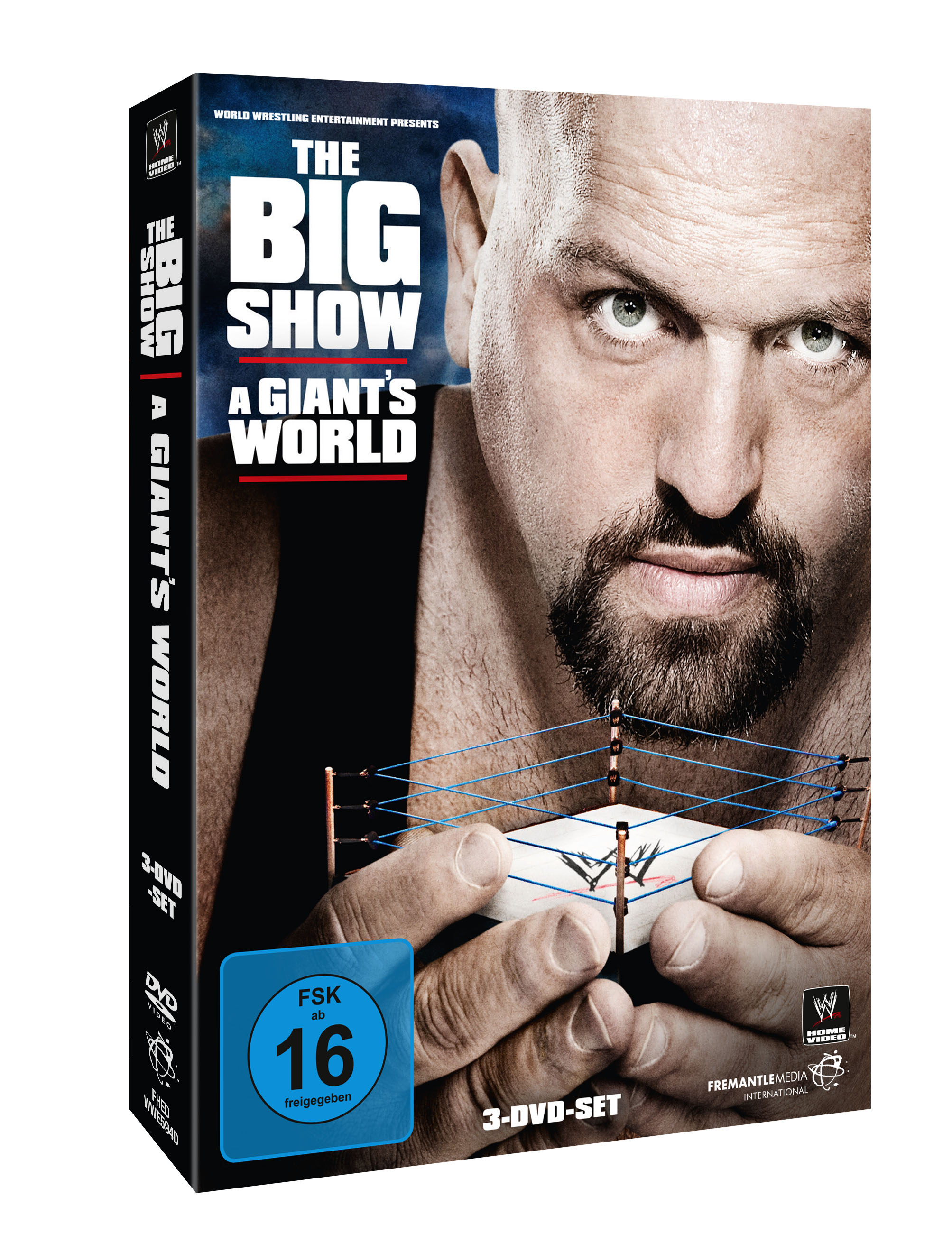 DVD-Cover für The Big Show mit einem großen Mann und Wrestling-Ring.