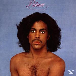 Albumcover von Prince, ohne Hemd, den Betrachter ansehend, auf blauem Hintergrund.