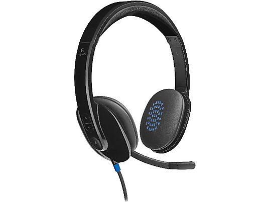 LOGITECH H540 - PC Headset (Kabelgebunden, Binaural, On-ear, Schwarz)