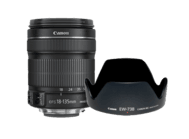 Objektiv EF-S 18-135mm f/3.5-5.6 IS + EW73B + LC Kit