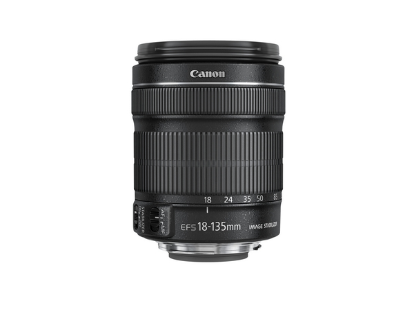 CANON EF-S 18-135mm f/3.5-5.6 IS STM + EW73B + LC Kit 18 mm - 135 mm f/3.5-5.6 EF-S, IS, STM (Objektiv für Canon EF-S-Mount, Schwarz)