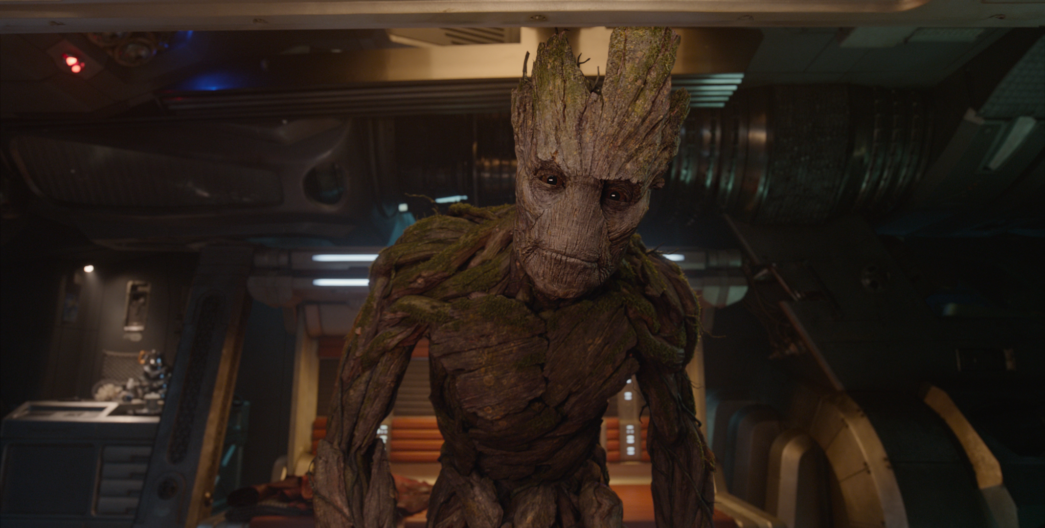 Groot. Ein humanoider Baum aus dem Film Guardians of the Galaxy.
