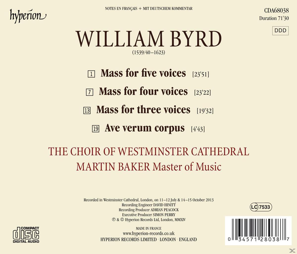 The Choir Of Westminster Cathedral - The Three Masses  - (CD)