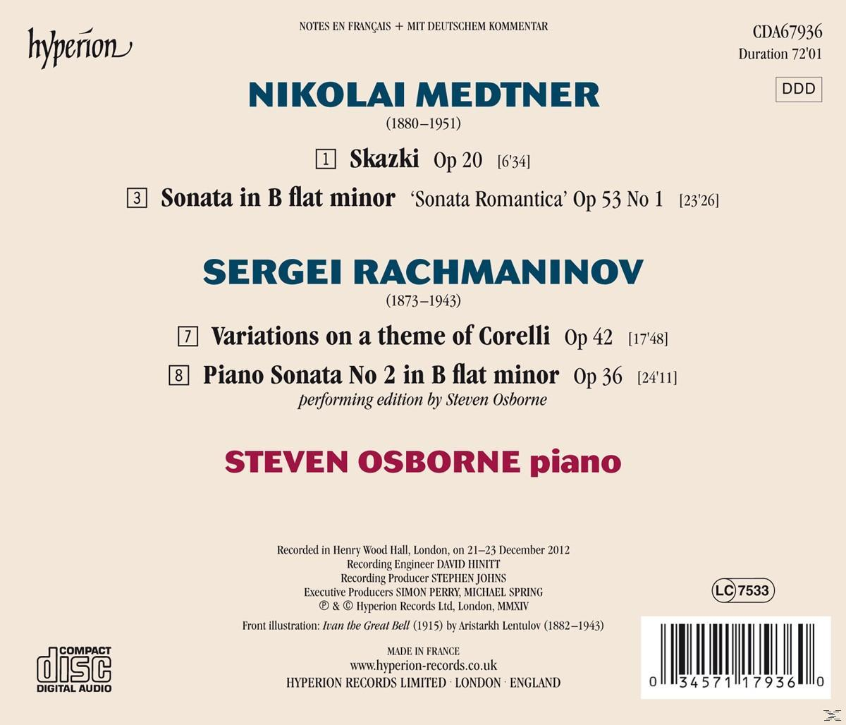 Steven Osborne - Klaviersonaten  - (CD)