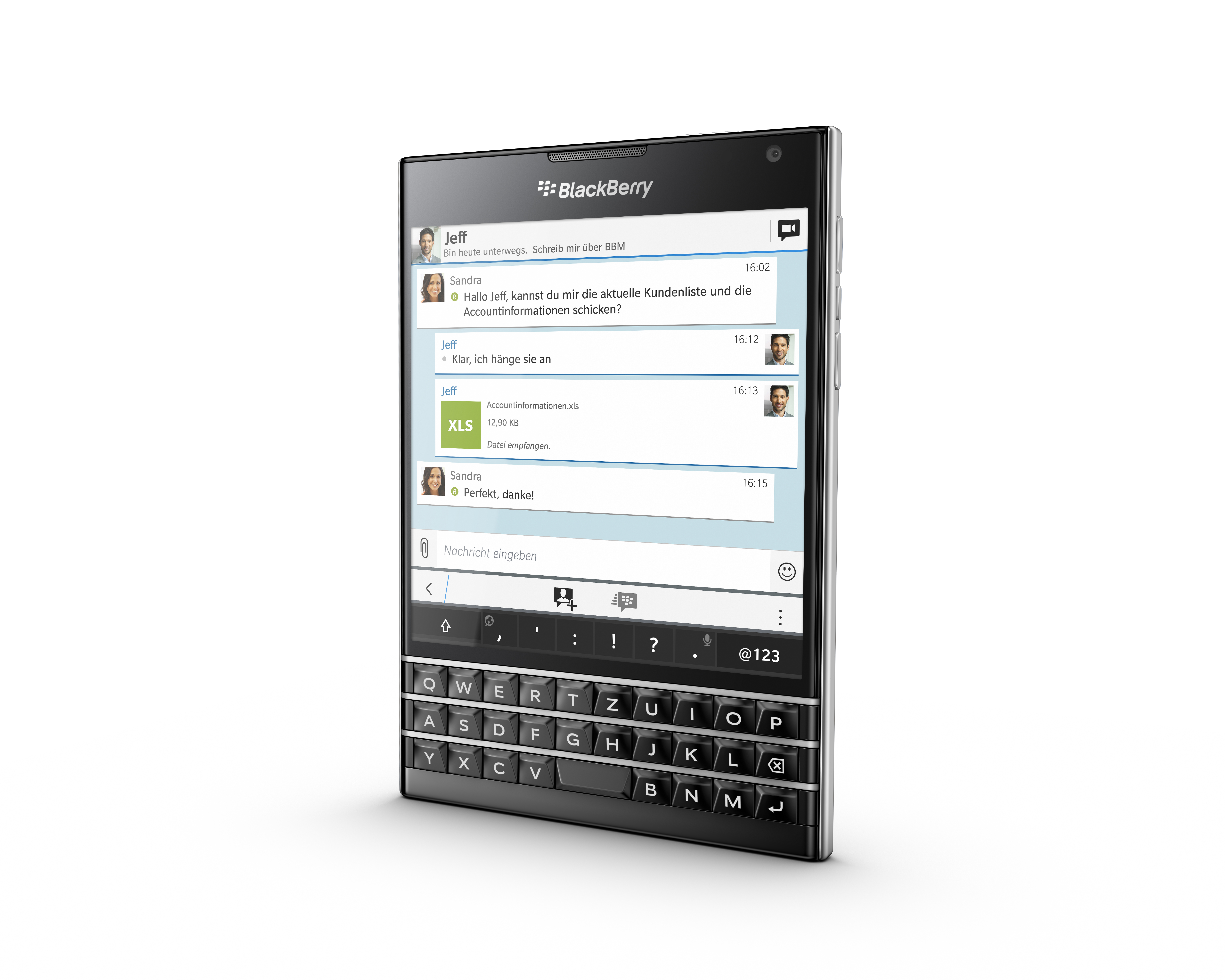 BLACKBERRY Passport 32 GB Schwarz