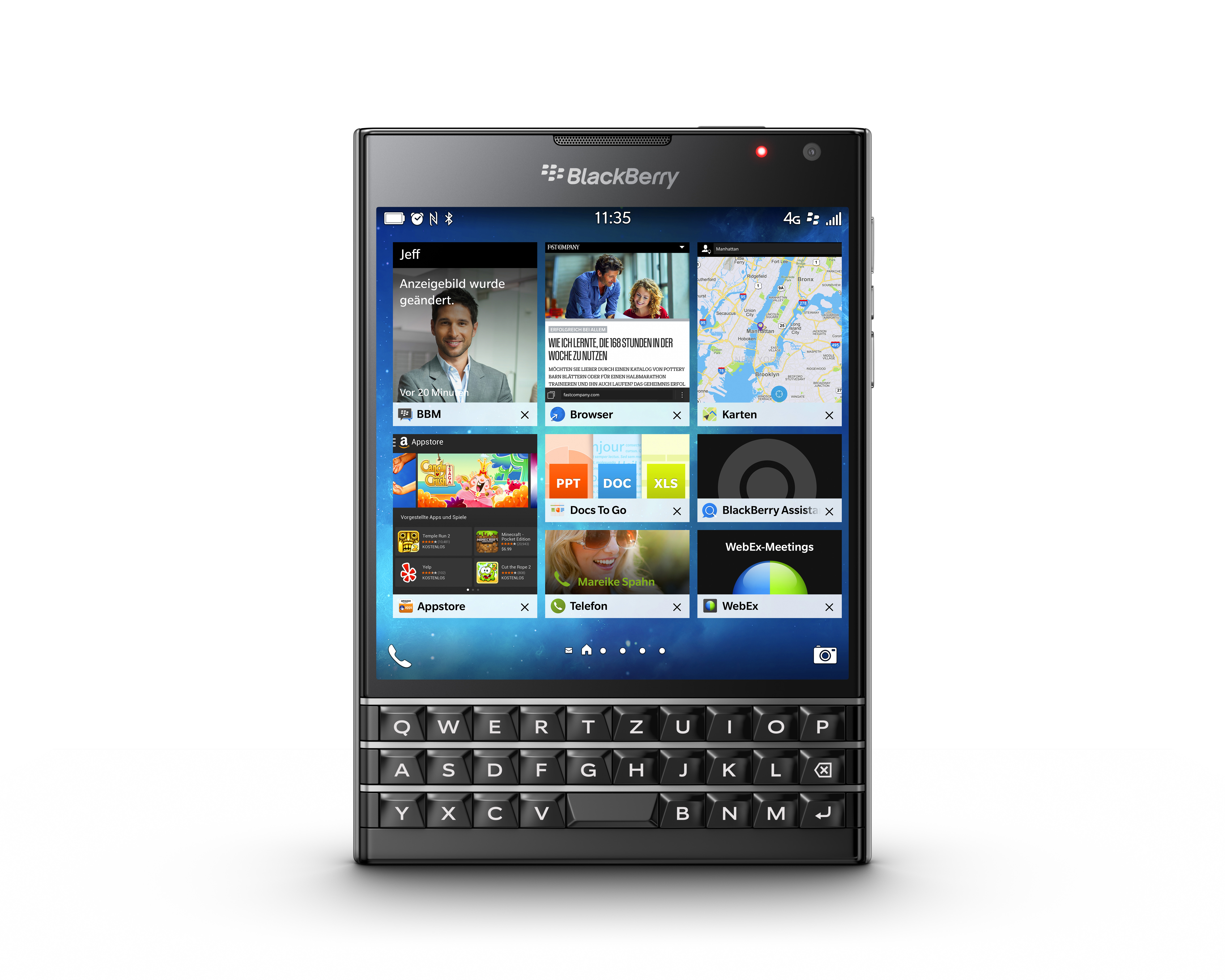 BLACKBERRY Passport 32 GB Schwarz
