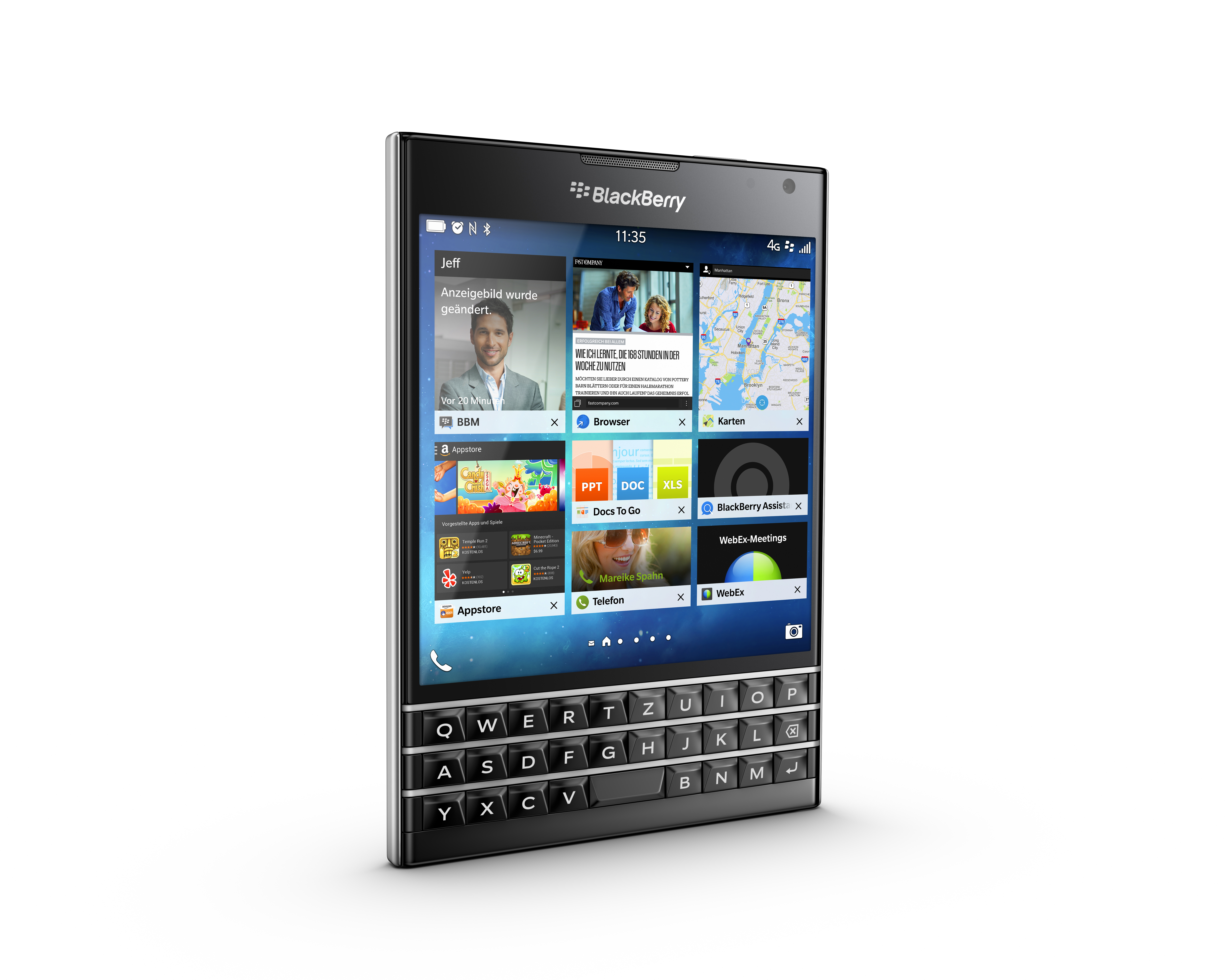 BLACKBERRY Passport 32 GB Schwarz