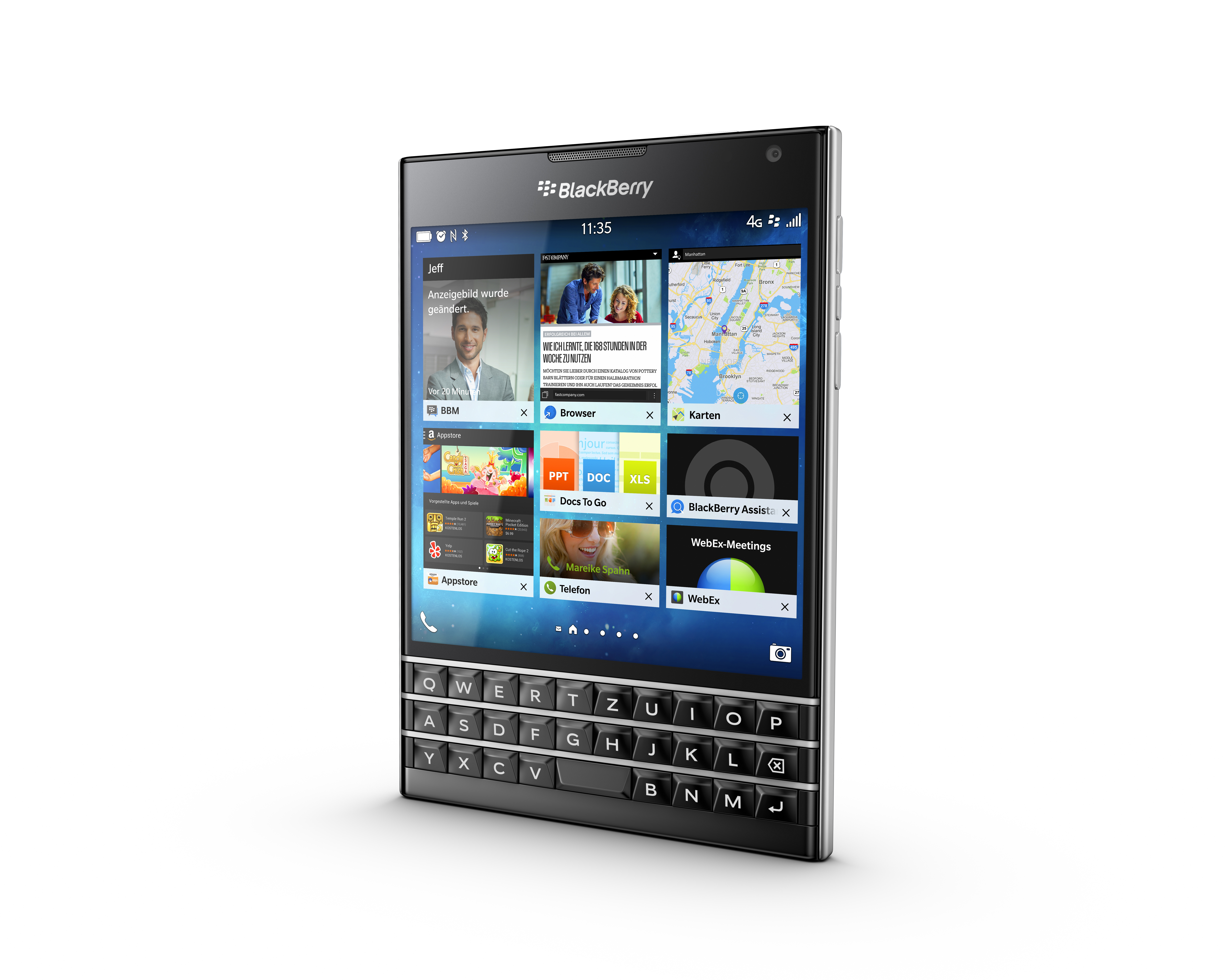 BLACKBERRY Passport 32 GB Schwarz
