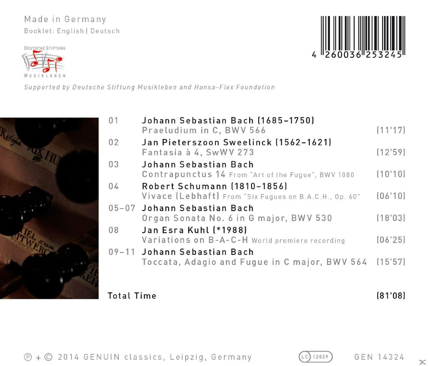 Johannes Lang - Bach And B-A-C-H  - (CD)