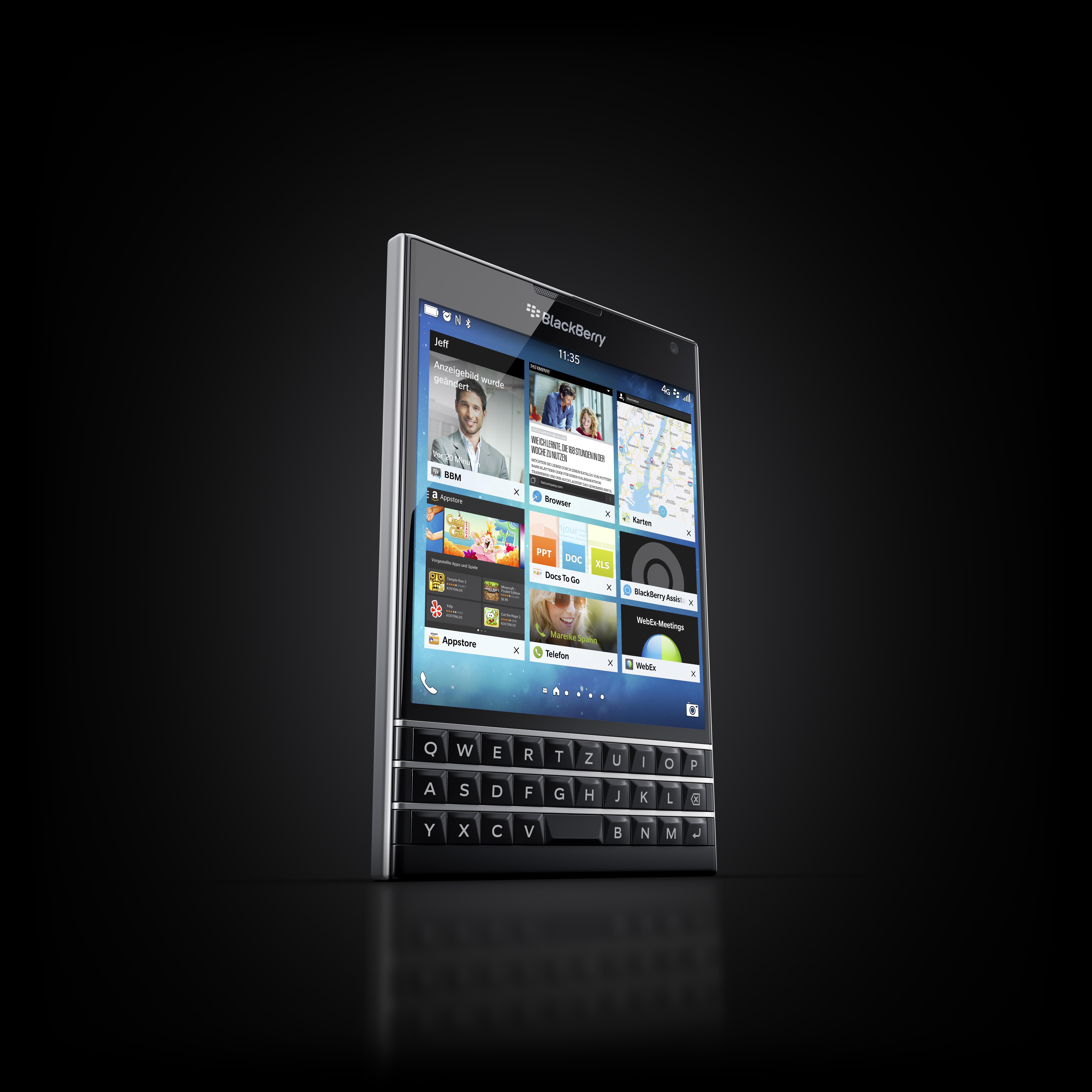 BLACKBERRY Passport 32 GB Schwarz