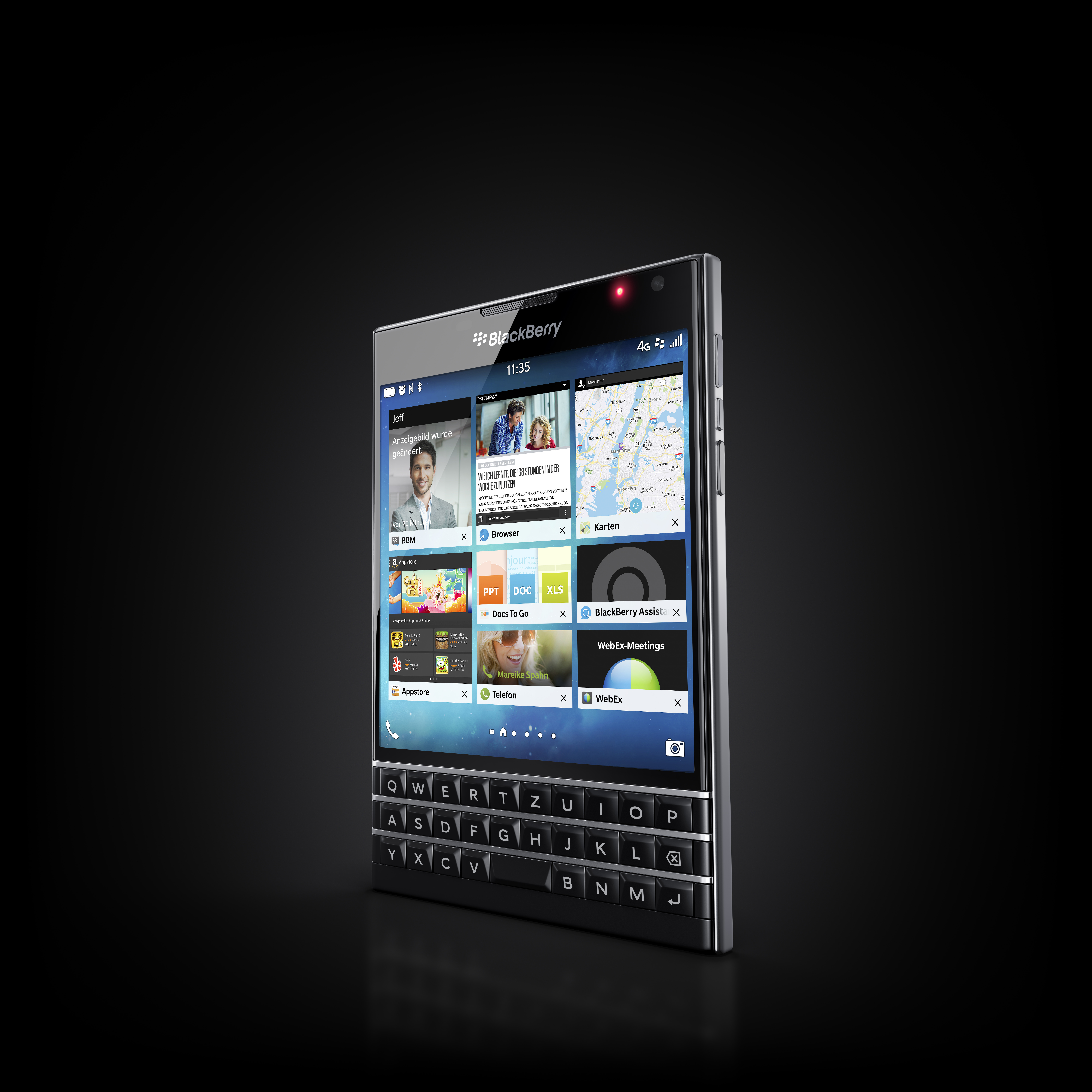 BLACKBERRY Passport 32 GB Schwarz