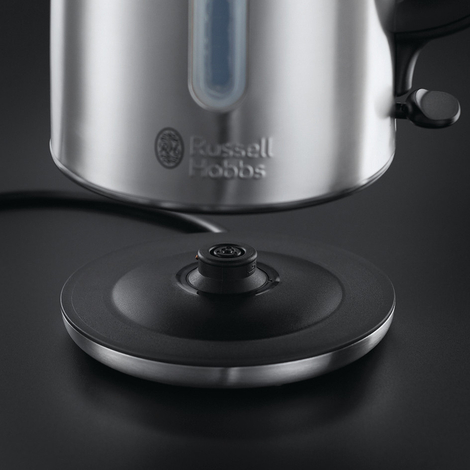 RUSSELL HOBBS 20460-56 Buckingham Wasserkocher, Schwarz/Silber