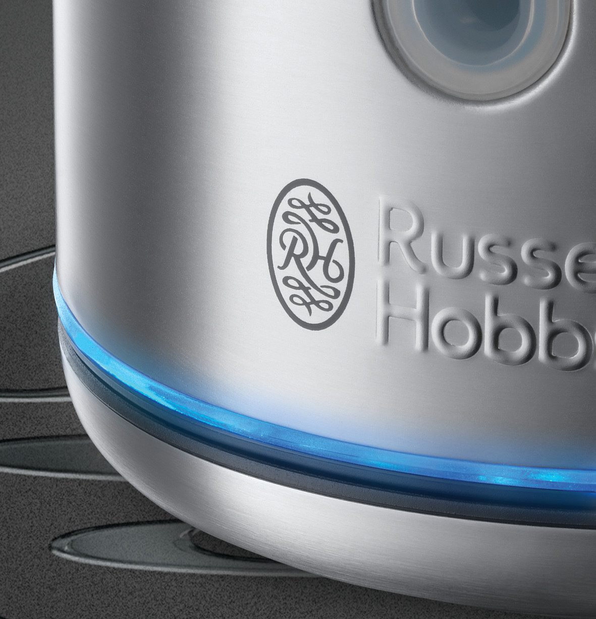 RUSSELL HOBBS 20460-56 Buckingham Wasserkocher, Schwarz/Silber