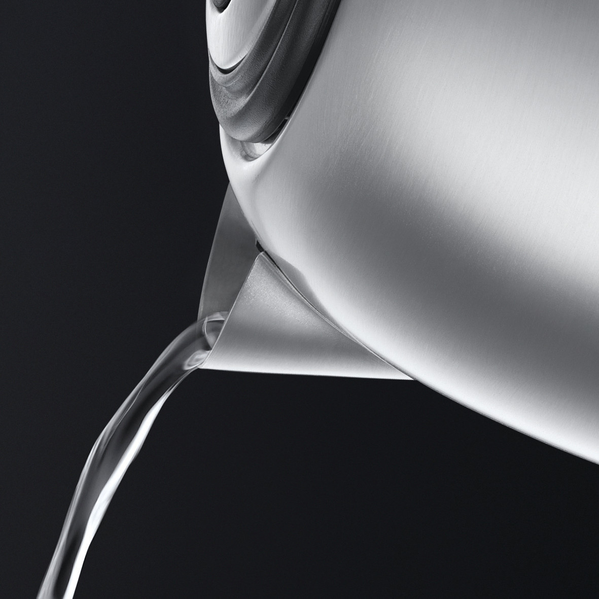 RUSSELL HOBBS 20460-56 Buckingham Wasserkocher, Schwarz/Silber