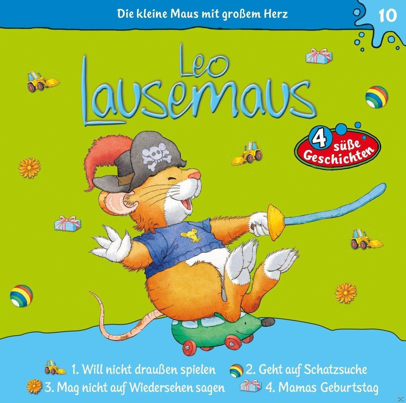 Buchcover. Eine Maus mit einem Schwert. Text und Illustrationen. Deutscher Text.