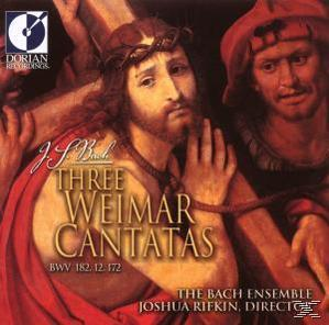 Bach Ensemble - Three Weimar Cantatas BWV 182,12,172  - (CD)