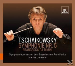 CD-Cover: ein Mann mit Taktstock. Titel: Tschaikowsky Symphonie Nr. 5.