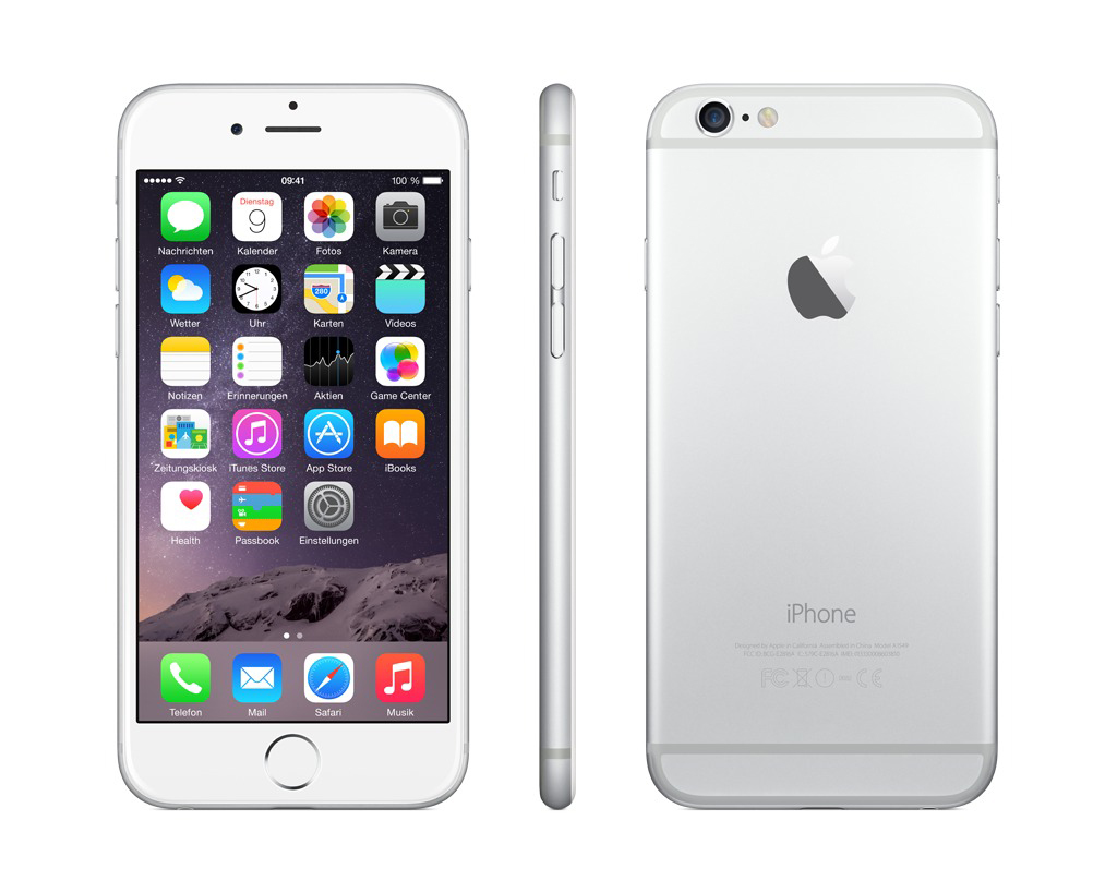 APPLE iPhone 6 64 GB Silber