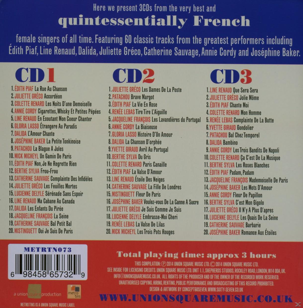 VARIOUS - Chanteuses - The Essential French Divas Collection (Limited Metalbox Edition)  - (CD)