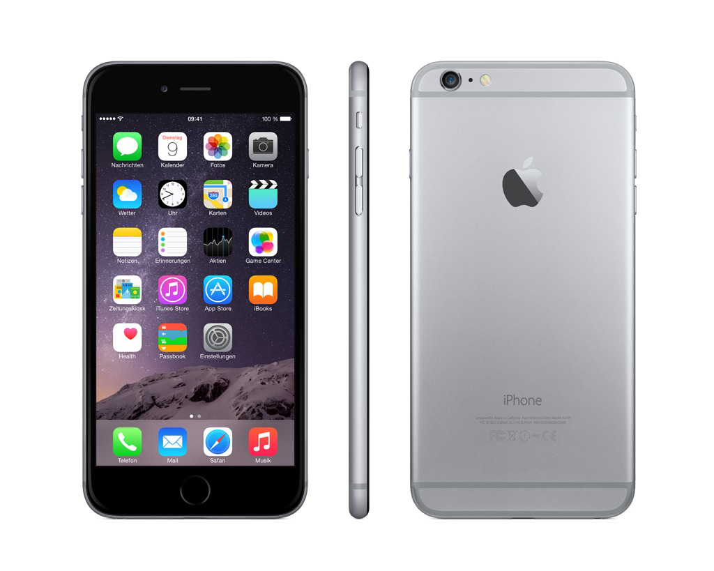 APPLE iPhone 6 Plus 64 GB Spacegrau
