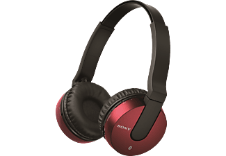 SONY MDR-ZX550BNR, On-ear Kopfhörer Bluetooth Rot