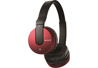 SONY MDR-ZX550BNR, On-ear Kopfhörer Bluetooth Rot