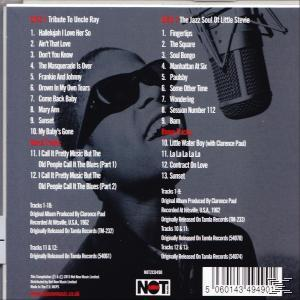 Album hátlapja: énekes napszemüvegben felfelé néz, mikrofon jobbra, számlista.