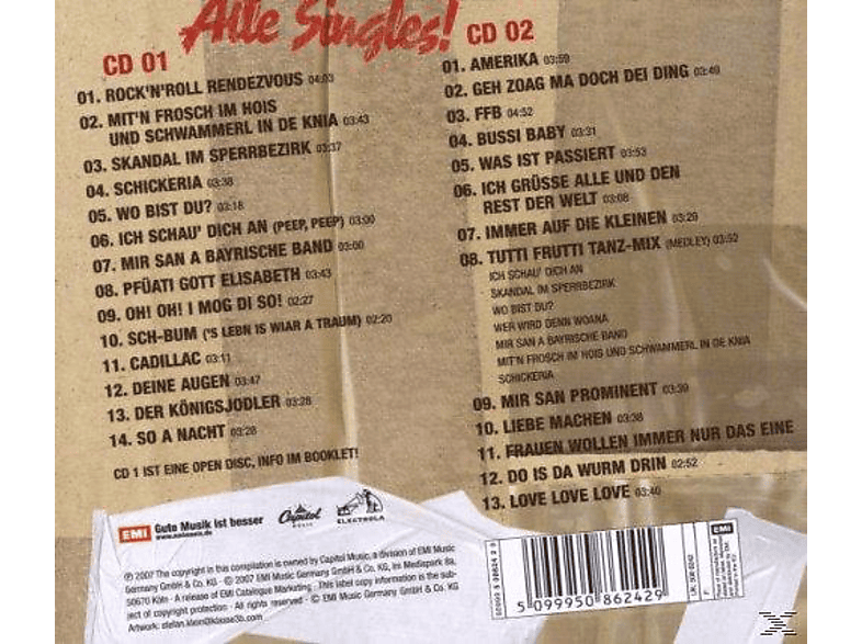 Thumbnail - Spider Murphy Gang - Skandal! :30 Jahre Rock'n'roll Alle Singles (CD)