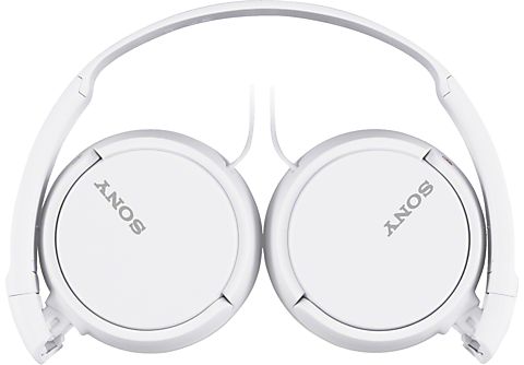 SONY MDR-ZX110AP, On-ear Kopfhörer Weiß Kopfhörer in Weiß kaufen | SATURN