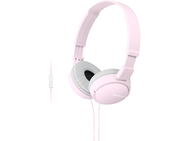 SONY MDR-ZX110AP, On-ear Kopfhörer Pink | Headsets & Freisprecheinrichtungen