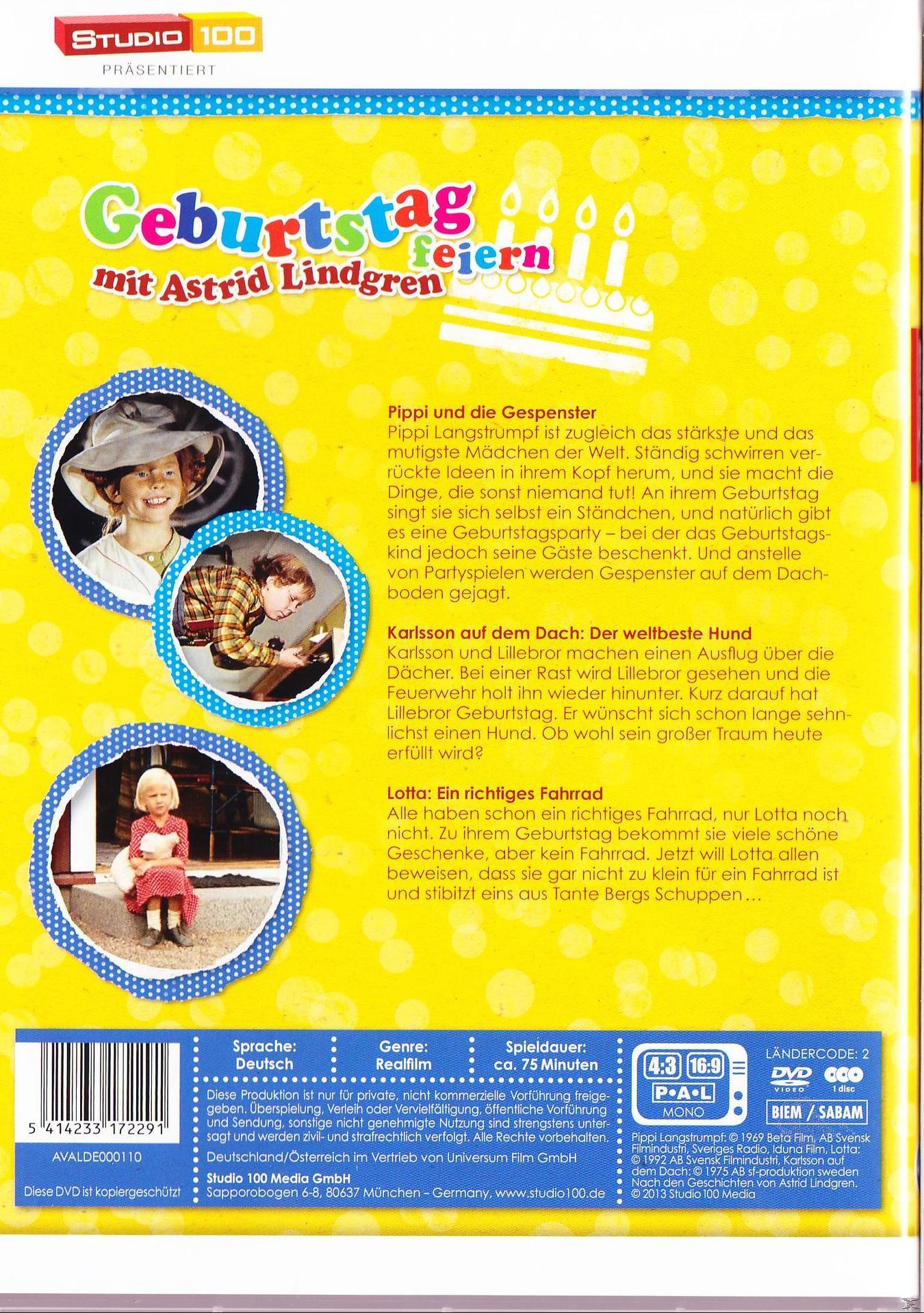 Geburtstag feiern mit Astrid Lindgren DVD