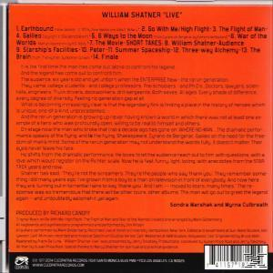 William Shatner - Live  - (CD)