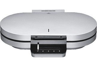 ROMMELSBACHER WA 1200 Family - Waffeleisen (Silber)