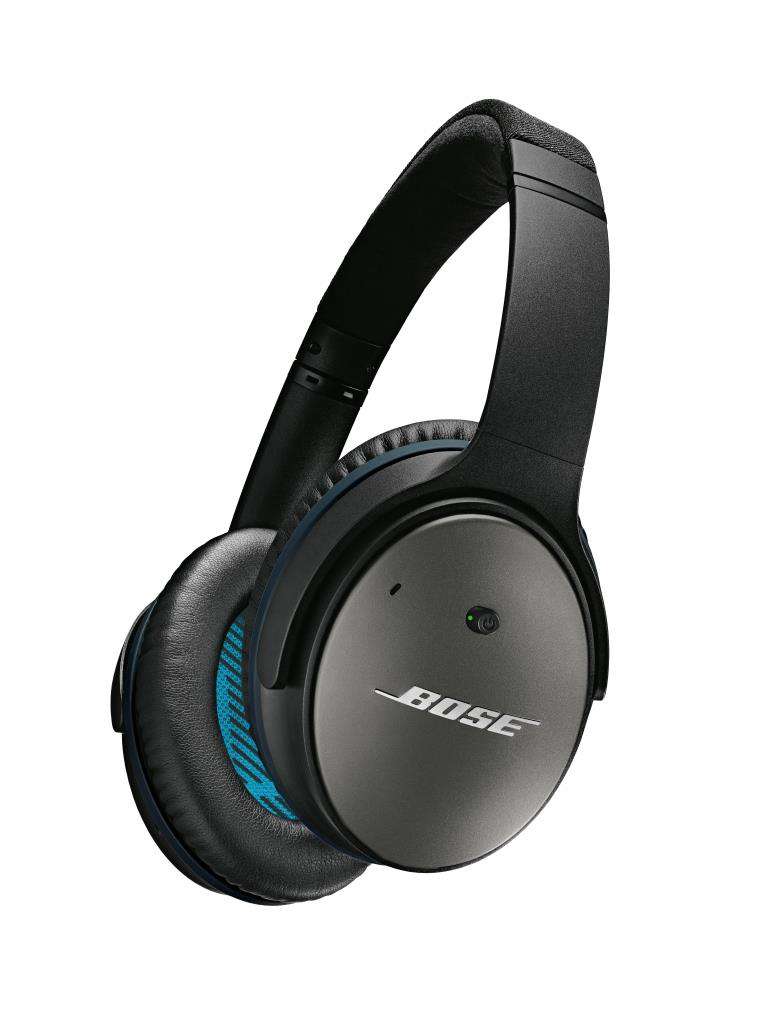 BOSE QuietComfort 25, Over-ear Kopfhörer Schwarz/Blau