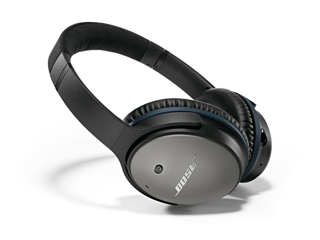 BOSE QuietComfort 25, Over-ear Kopfhörer Schwarz/Blau