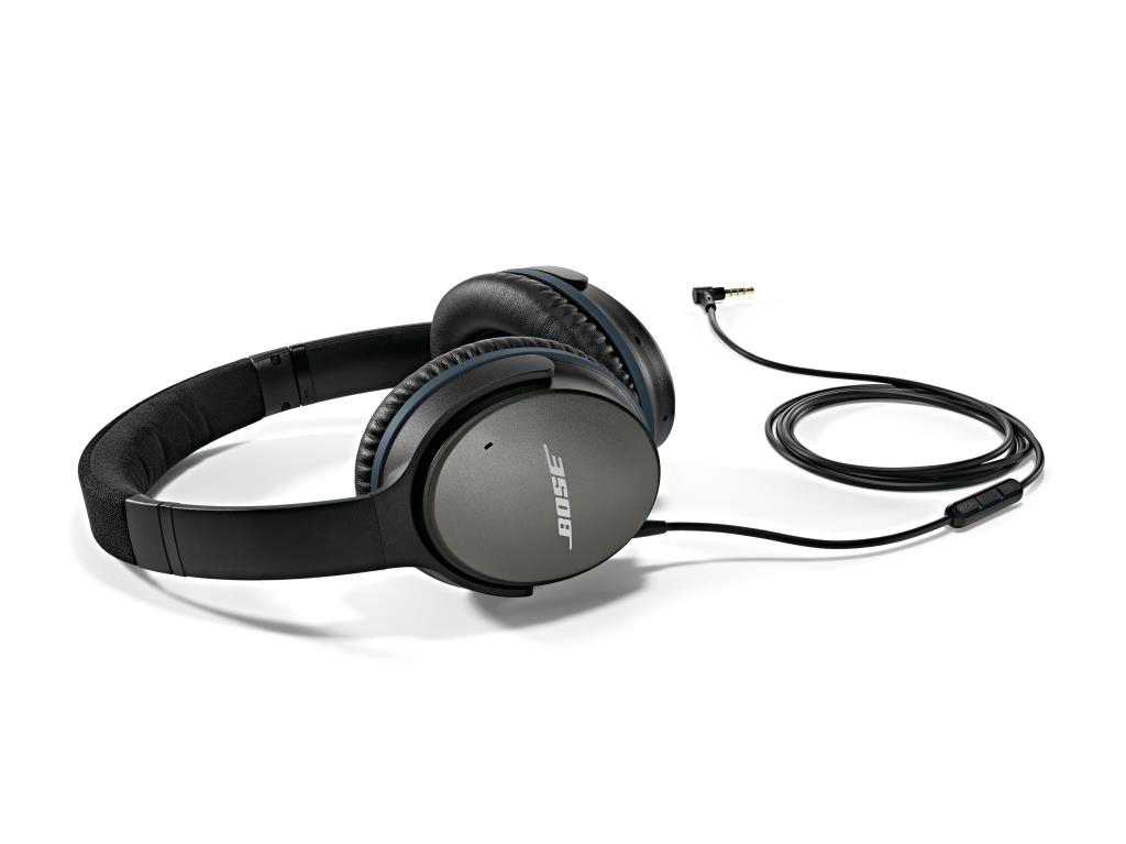 BOSE QuietComfort 25, Over-ear Kopfhörer Schwarz/Blau