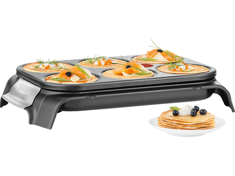 TEFAL Crepe Party 6 (PY5588) - Crepemaker (Schwarz)