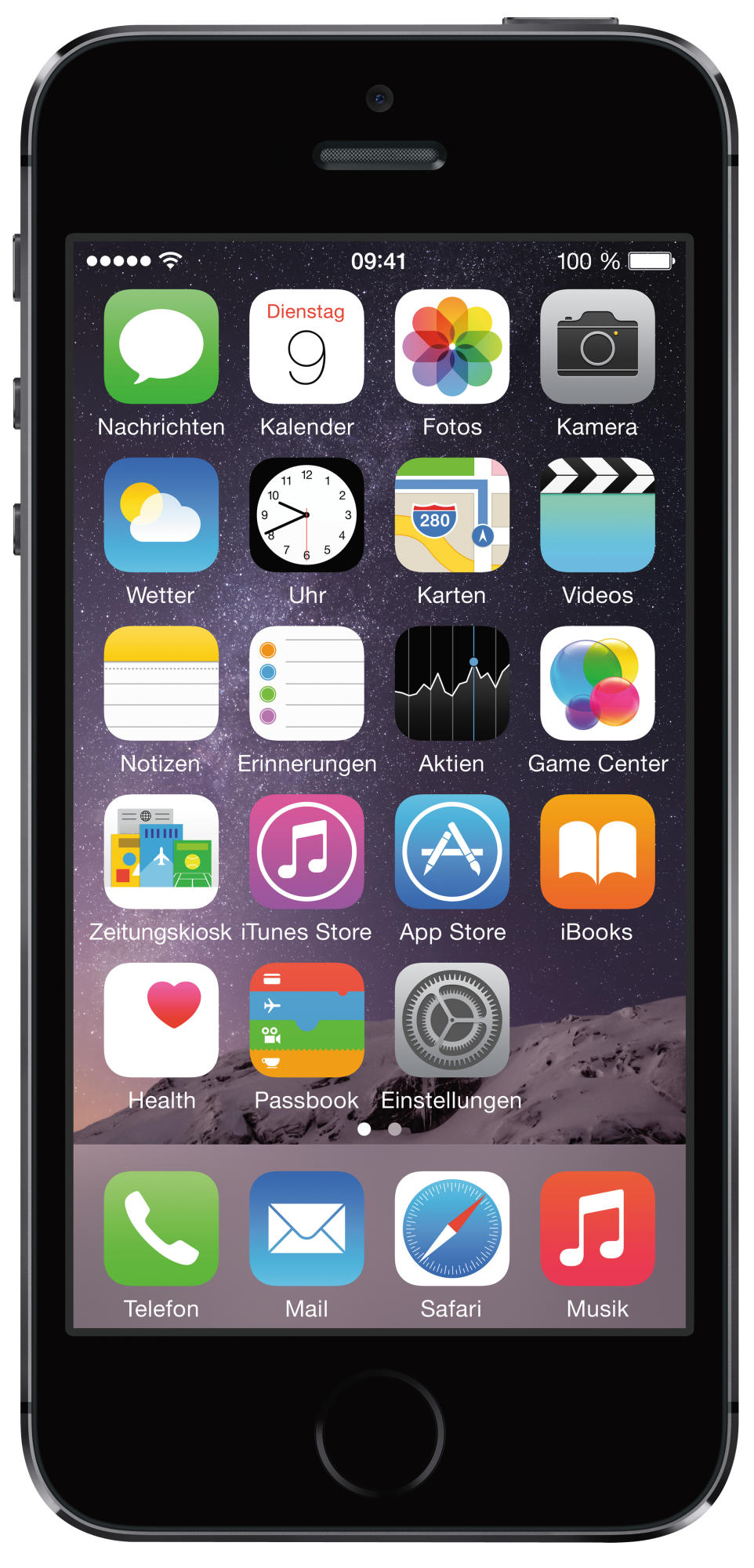 APPLE iPhone 5s 16 GB Grau
