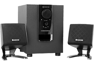 REACONDICIONADO Altavoces para PC | Woxter Big 110, 2.1, Subwoofer, 20W, Negro, Amplificador incorporado