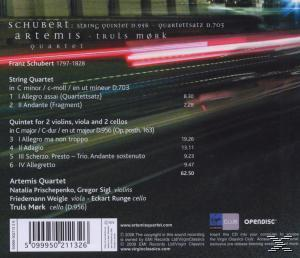 CD-Rückseite mit Text auf Deutsch. Rote und weiße Lichter im Hintergrund mit Unschärfe-Effekt.